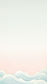 Painting of wave border outdoors nature sky. AI generated Image by rawpixel.