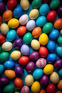 Easter eggs backgrounds candy confectionery. AI generated Image by rawpixel.