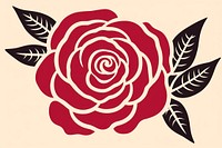 Rose pattern flower plant. AI generated Image by rawpixel.