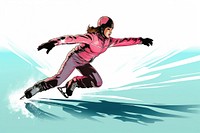 Figure skating footwear snow snowboarding. AI generated Image by rawpixel.