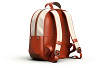 Backpack bag white background suitcase. AI generated Image by rawpixel.
