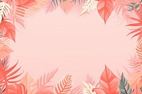 Tropical leaves frame backgrounds outdoors pattern. AI generated Image by rawpixel.