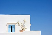 House in white color sky architecture building. AI generated Image by rawpixel.