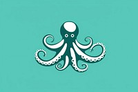Sillouette octopus animal invertebrate cephalopod. AI generated Image by rawpixel.