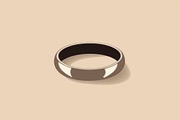 Sillouette wedding ring jewelry shape accessories. AI generated Image by rawpixel.
