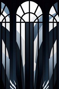 Vintage factory facade pattern architecture window gate. AI generated Image by rawpixel.