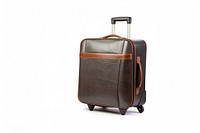 Luggage suitcase white background architecture. AI generated Image by rawpixel.