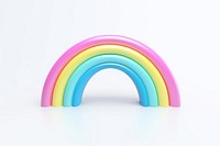 A rainbow white background architecture refraction. AI generated Image by rawpixel.