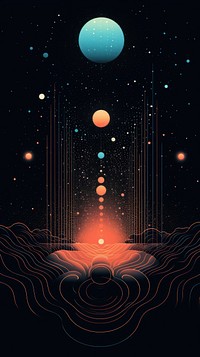Empty space astronomy universe science. AI generated Image by rawpixel.