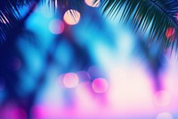 Beach with palm leaves night backgrounds defocused. AI generated Image by rawpixel.
