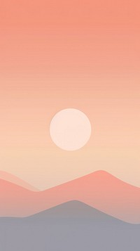 Sunset outdoors nature dawn. AI generated Image by rawpixel.