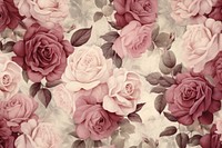 Pink vintage rose pattern flower petal plant. AI generated Image by rawpixel.