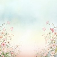 Painting of primrose border backgrounds outdoors flower. AI generated Image by rawpixel.