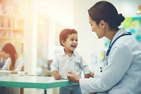 Hospital doctor female child. AI generated Image by rawpixel.