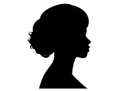 Woman silhouette adult black. AI generated Image by rawpixel.