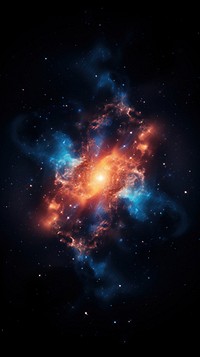 Minimal Galaxy astronomy universe outdoors. AI generated Image by rawpixel.