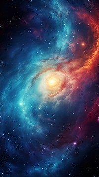 Galaxy astronomy universe outdoors. AI generated Image by rawpixel.