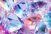Diamond and crystals backgrounds gemstone mineral. AI generated Image by rawpixel.