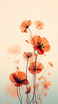 Flowers wallpaper pattern petal plant. AI generated Image by rawpixel.