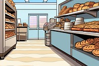 Bakery architecture arrangement abundance. AI generated Image by rawpixel.