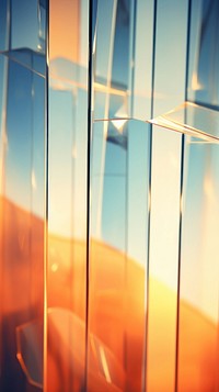 Beautiful glass reflect sunlight wallpaper architecture outdoors sky. AI generated Image by rawpixel.