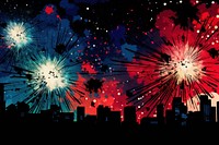 Firework background fireworks architecture outdoors. AI generated Image by rawpixel.