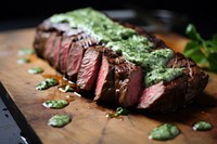 Mint steak beef meat. AI generated Image by rawpixel.