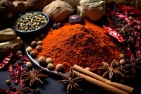 Spices food ingredient vegetable. AI generated Image by rawpixel.