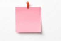 Sticky note with pin re-minder white background blackboard. AI generated Image by rawpixel.