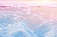 Pastel wave on the sea with sparkle background backgrounds outdoors nature. AI generated Image by rawpixel.