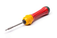 Screwdriver with rubber grip tool white background equipment. AI generated Image by rawpixel.