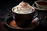 Hot chocolate cream cup dessert. AI generated Image by rawpixel.