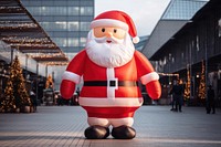 Santa christmas outdoors festival. AI generated Image by rawpixel.