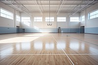 School sports basketball gym. AI generated Image by rawpixel.