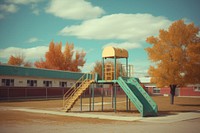 School playground outdoors architecture. AI generated Image by rawpixel.