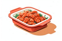 Take away chinese meal packgage food vegetable container. AI generated Image by rawpixel.