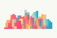 City buildings art architecture development. AI generated Image by rawpixel.