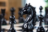 Player use black horse chess game intelligence competition. AI generated Image by rawpixel.