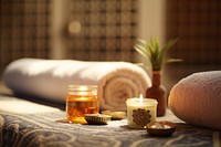Spa amenities comfortable relaxation container. AI generated Image by rawpixel.