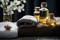 Spa amenities perfume bottle container. AI generated Image by rawpixel.