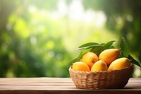 Mango fruit nature basket. AI generated Image by rawpixel.