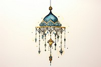 Muslim chandelia chandelier art architecture. AI generated Image by rawpixel.
