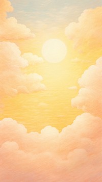 Cloudy and sun backgrounds sunlight painting. AI generated Image by rawpixel.