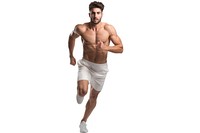 Cardio shorts adult men. AI generated Image by rawpixel.