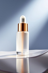 Droper skincare cosmetics perfume bottle. AI generated Image by rawpixel.