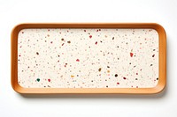 Terrazzo tray white background rectangle confetti. AI generated Image by rawpixel.