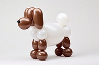 A dog balloon white cute. 