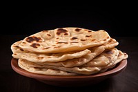 Roti food bread plate. AI generated Image by rawpixel.