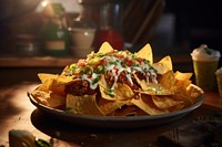 Mexican slightly plump teenage food nachos snack. AI generated Image by rawpixel.