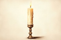 Candle spirituality illuminated candlestick. AI generated Image by rawpixel.